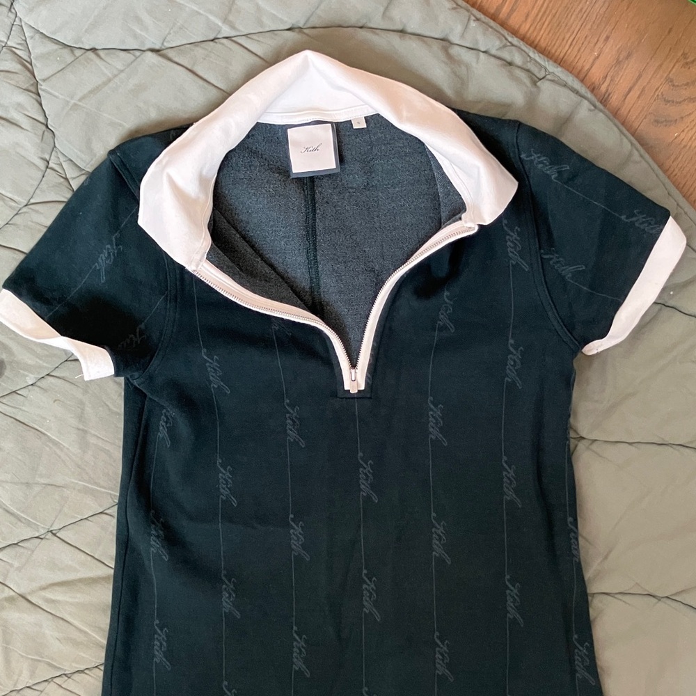Kith Taylen Logo Mini Dress in Pique-knit
